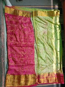 Women Cotton Banarsi Saree 9 MTR