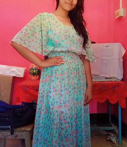 Floral Print Maxi Dress