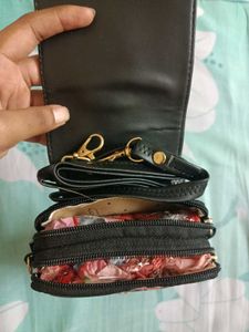 Cute Floral Print Sling Bag