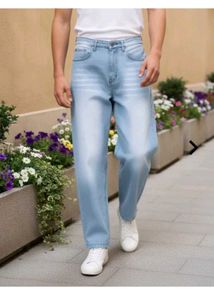 Light Wash Baggy Jeans