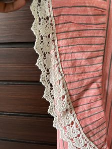 NEW abof Cute Pink Crochet Top