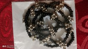 Ankelet Black And Silver