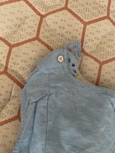 Benetton Light Blue Romper