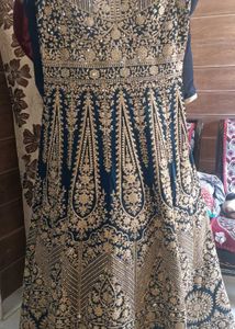 Elegant Embroidered Anarkali Gown