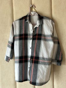 Cheques Shirt White