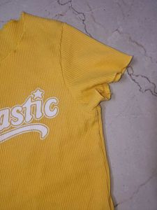 Yellow Cross Top