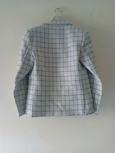 Checkered Blazer