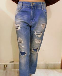 Ripped Denim Jeans