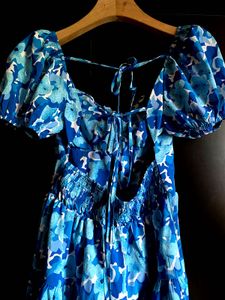 ✨ Urbanic&#39;s Blue Floral Dress Flower🫐