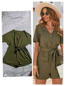 Olive Green Jump Suit