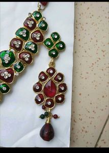 Red &amp; Green Indian Jewelry Set