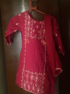 Girls Plazzoo Suit 100% Cotton