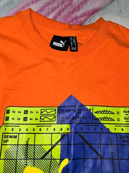 Men \u003e T-Shirts | Orange Puma Onex Edition T-shirt | Freeup
