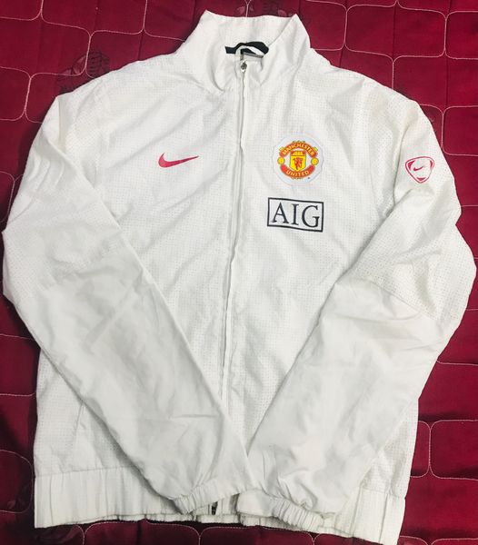 み*ー様 Manchester United Nike ジャケット ホワイト サ Men > Coats, Jackets & Sweats | 🇮🇳NIKE Manchester United Jacket