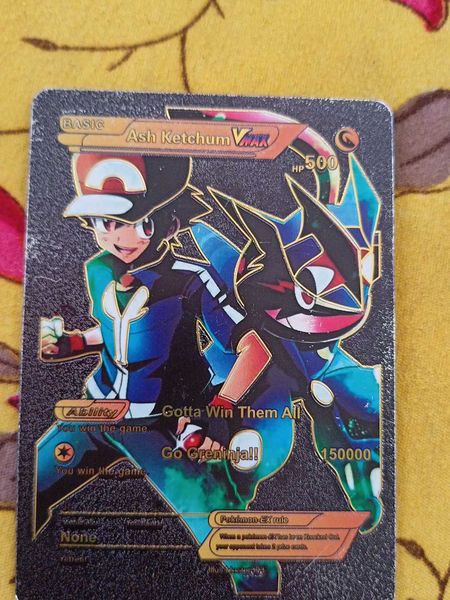 Ashポケモンカードおまけ付き Baby & Kids > Toys & Games | Ash Ketchum VMAX Pokemon Card