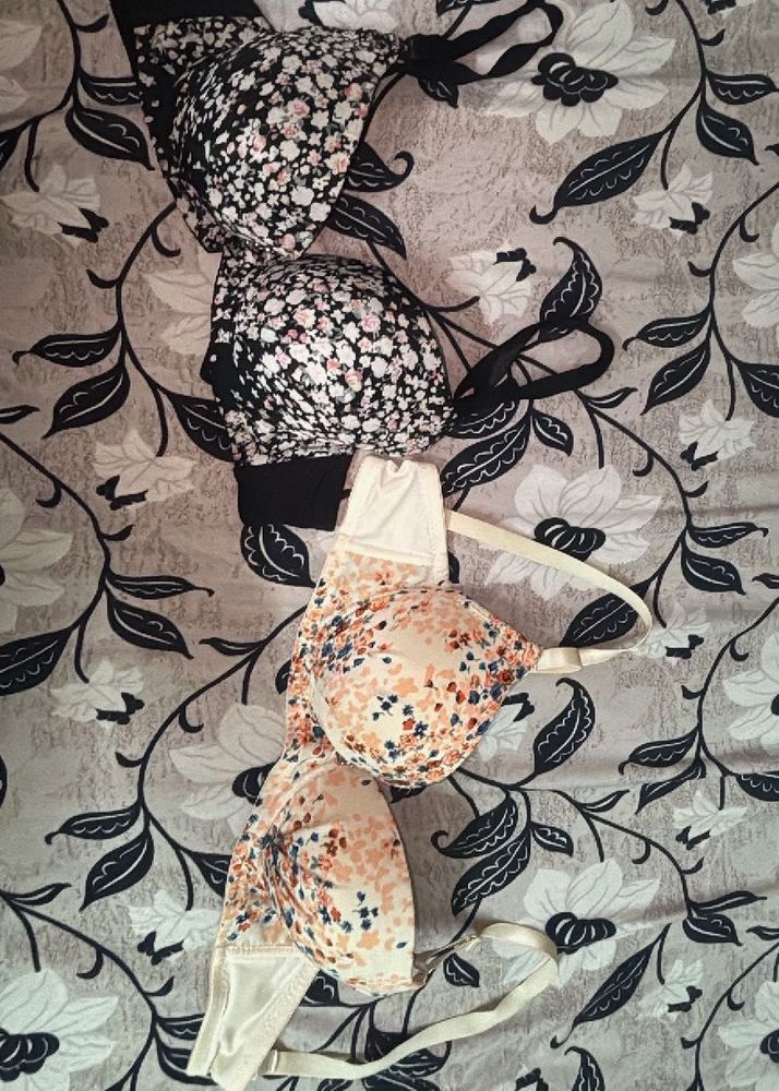 Floral Print wired Bras