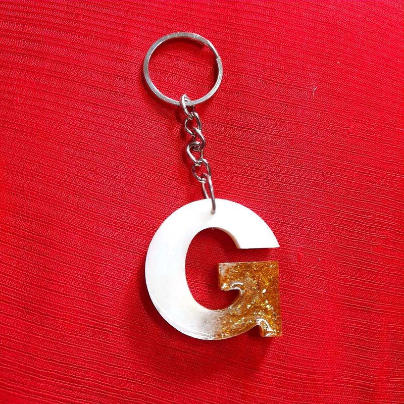 G Initial Keychain