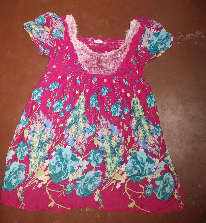 Pink Floral Top ...