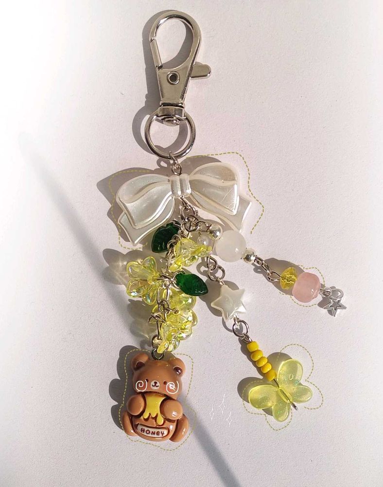 Honey Bear Keychain