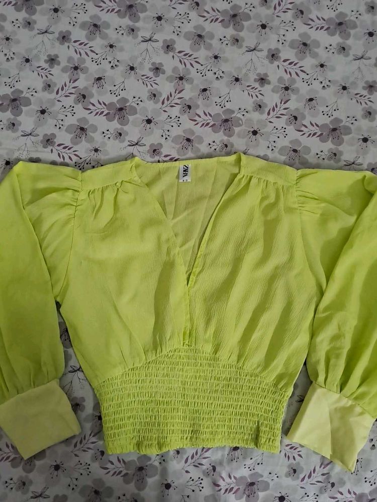 Fluorescent Green Top