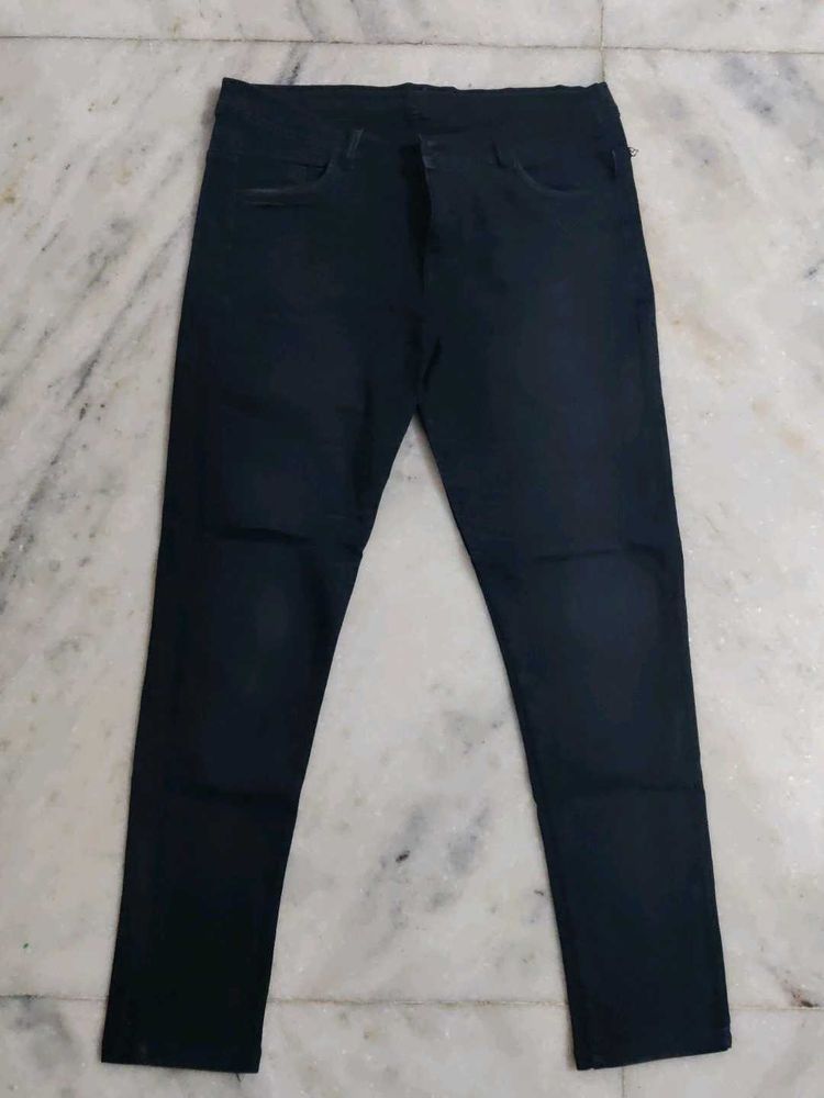 Low Waist Black Jeans