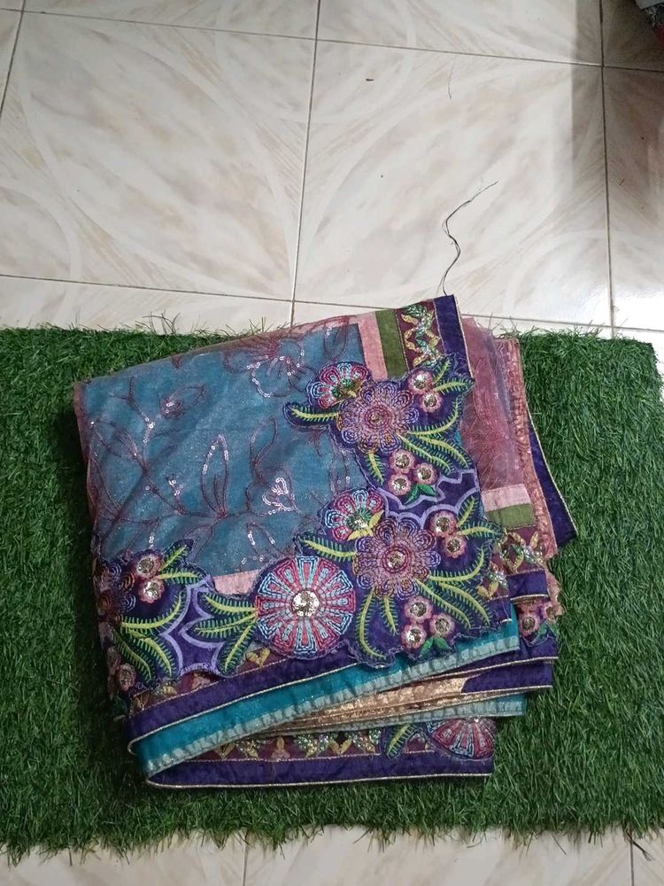 Embroidered Saree