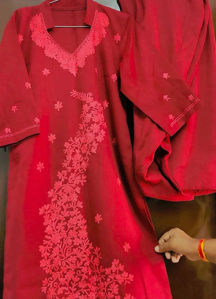 Embroidered Kurta Set