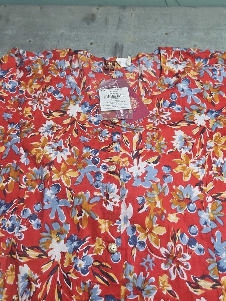 Floral Print  kurti