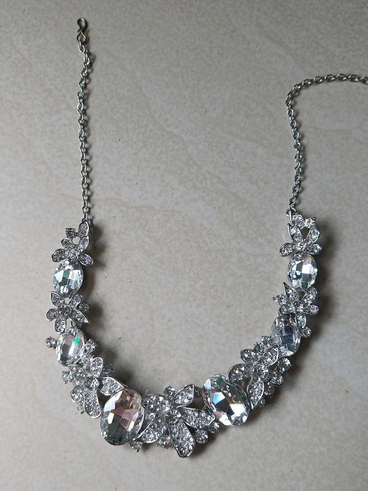 Rhinestone Statement Necklace