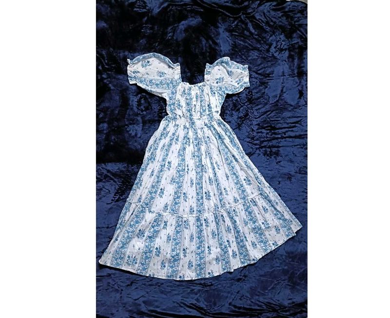 Blue Floral Sundress