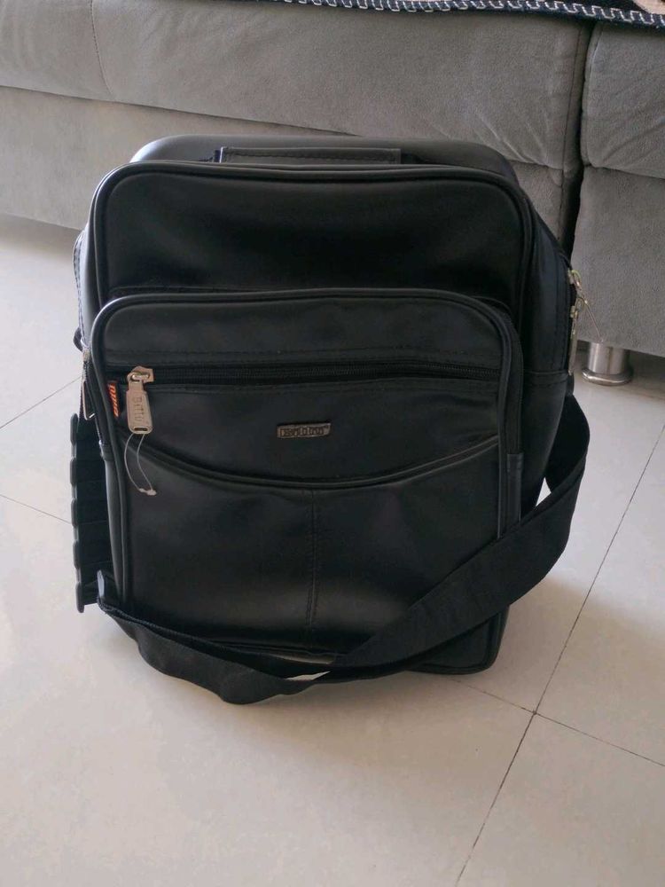 Black mens bag with new condition