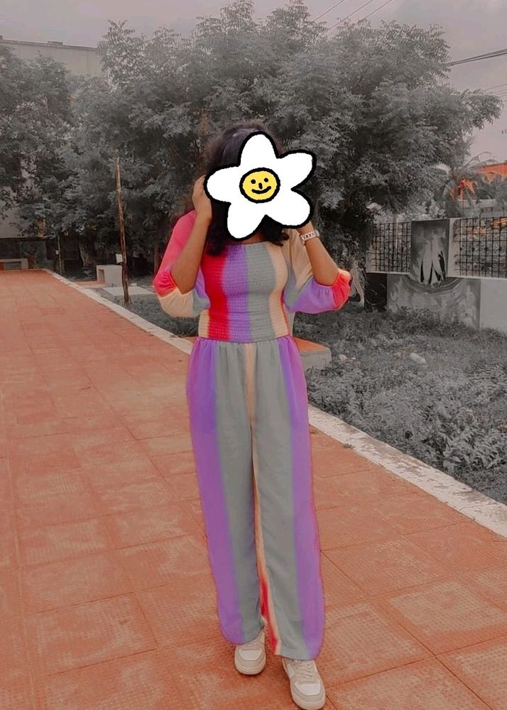 Striped Two-Piece Set