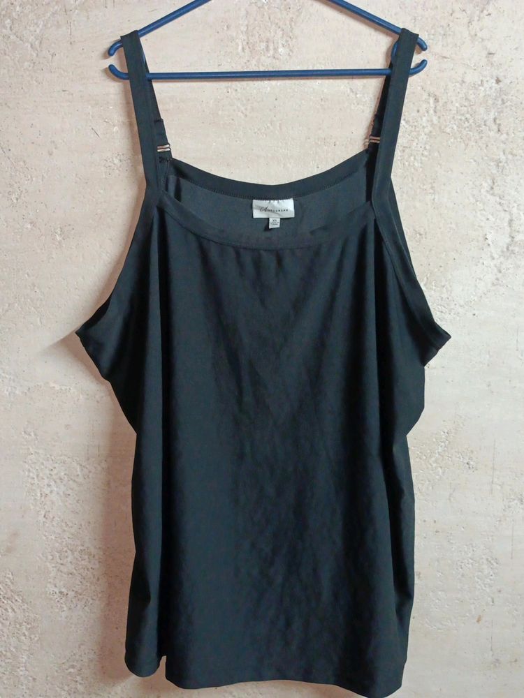 Oversized Fashion Tank Top Vest Black