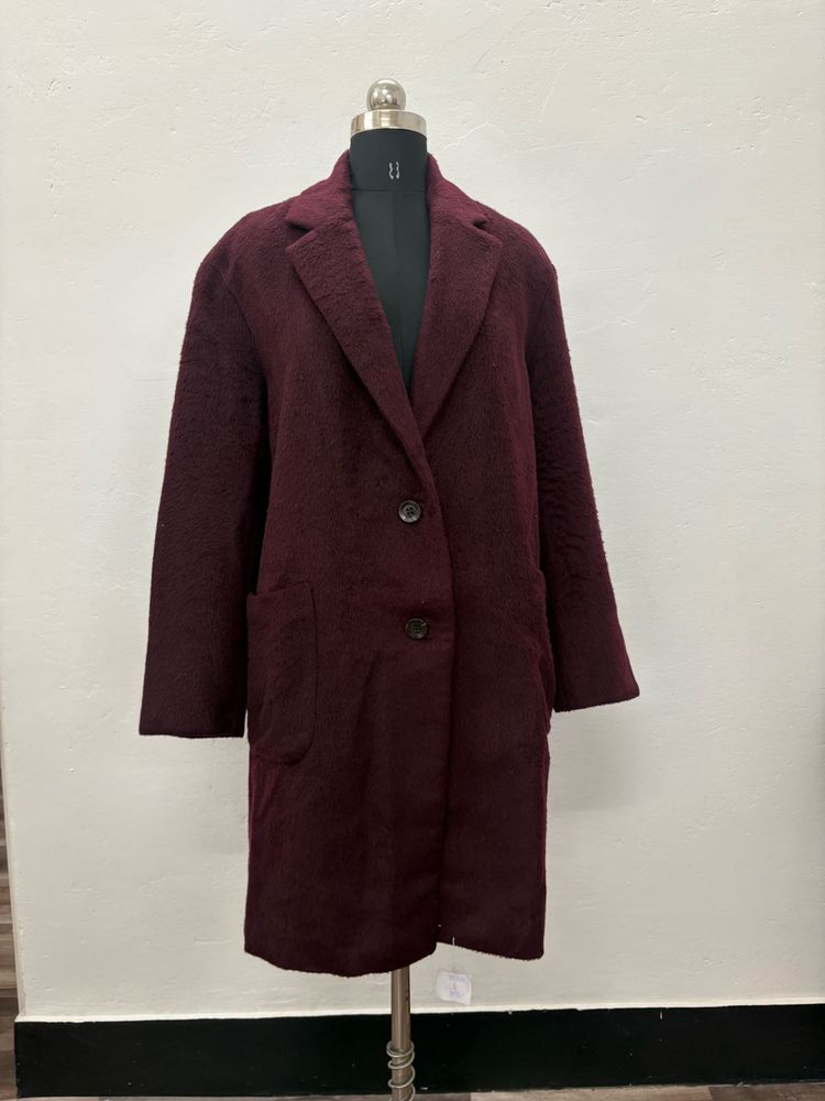 Burgundy Long Coat