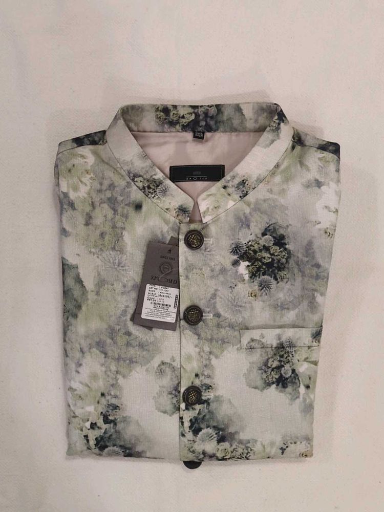 XXL - Floral Nehru Jacket