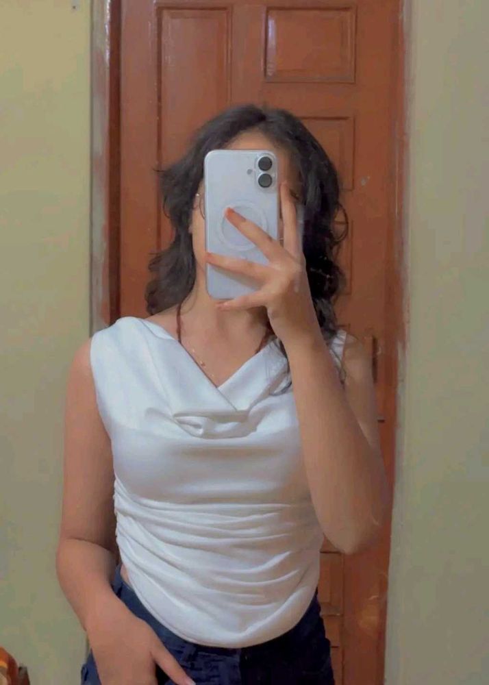 White Crop Top