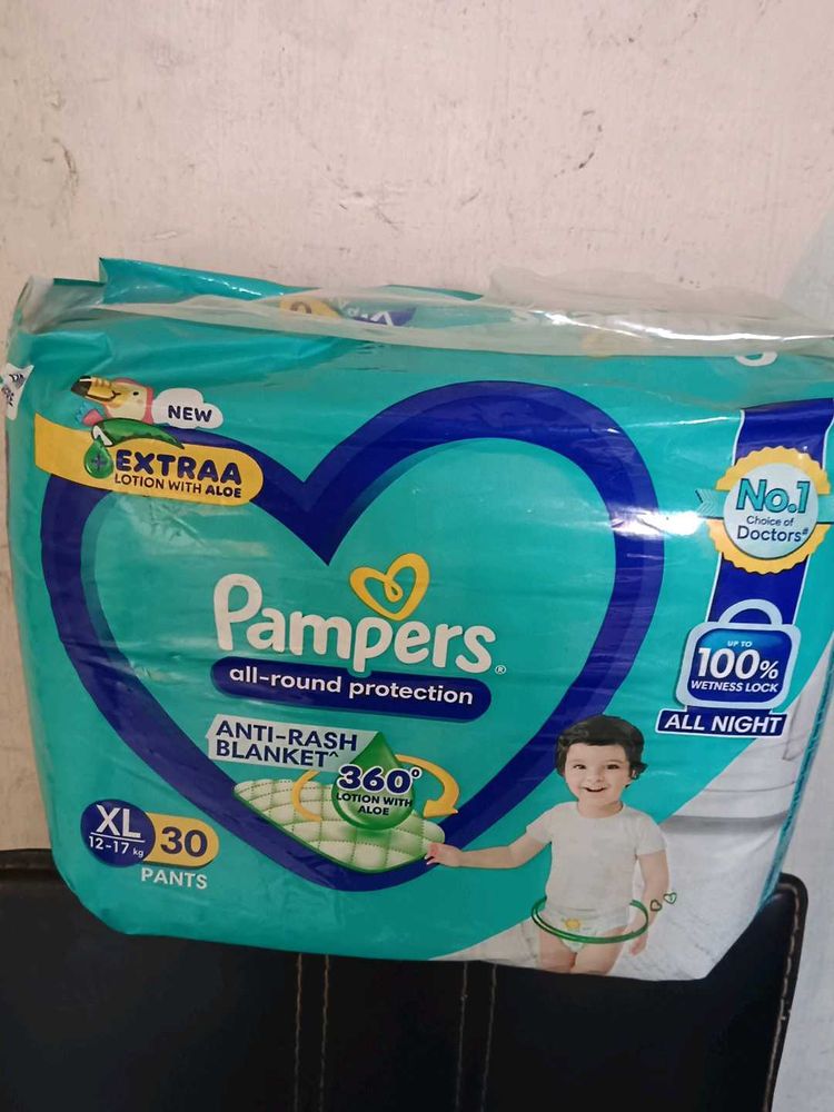 New Pampers XL Size 30 Pants