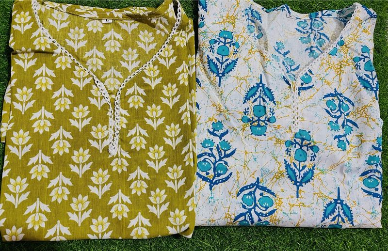 Floral Print Kurtas