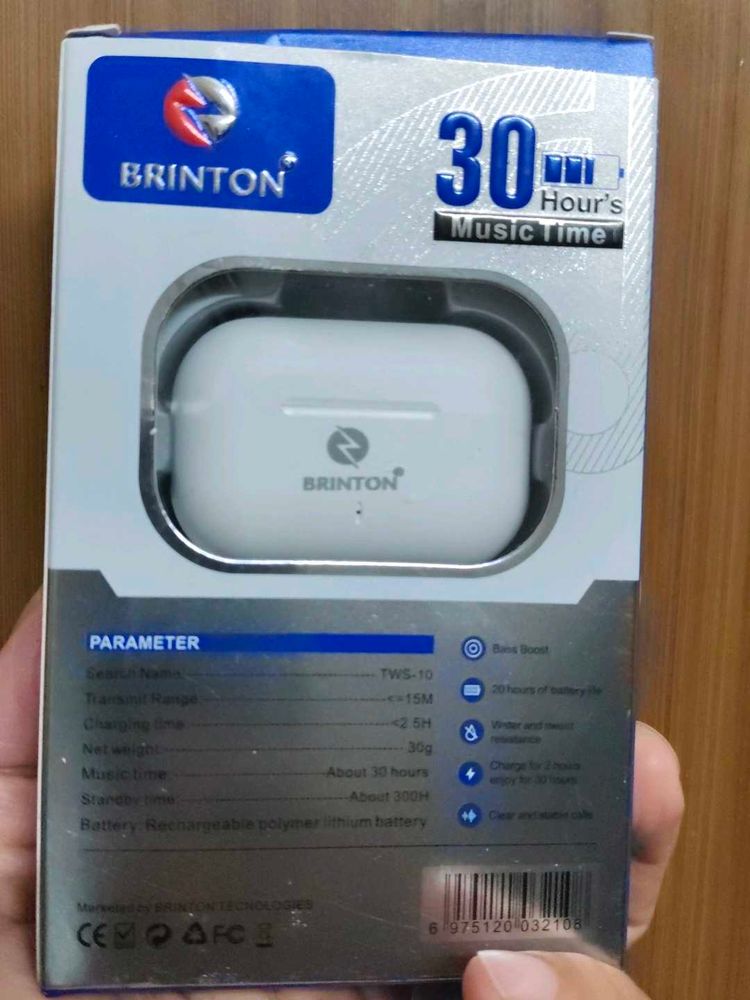 Brinton TWS-10 Wireless Earbuds
