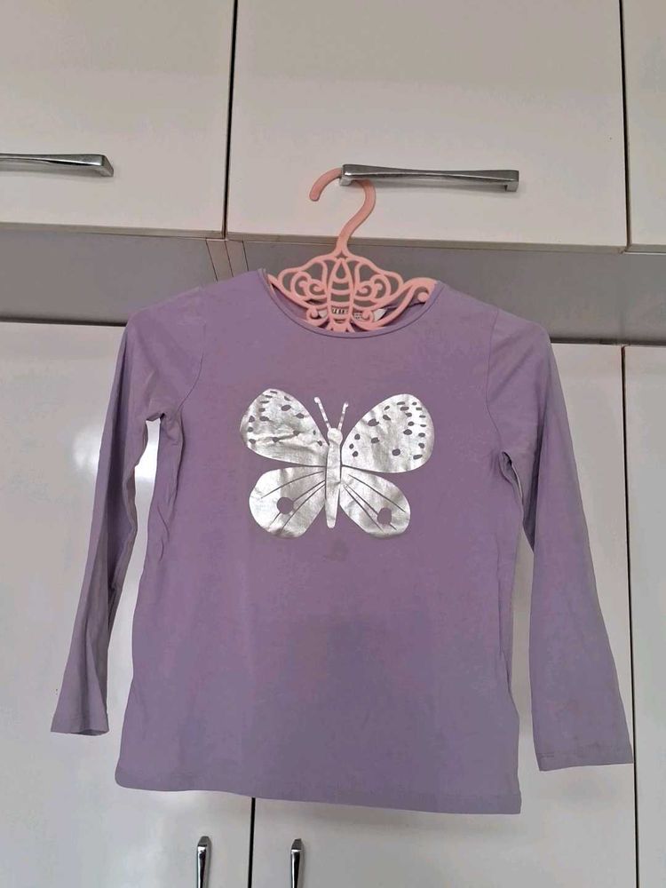 H&amp;M Full Sleeves Girls Tshirt