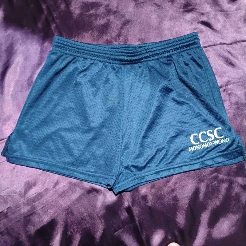 Blue Meshy Shorts Unisex