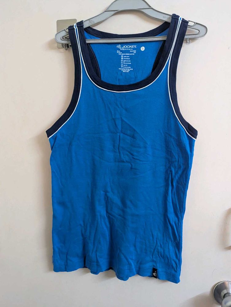 Jockey Blue Tank Top