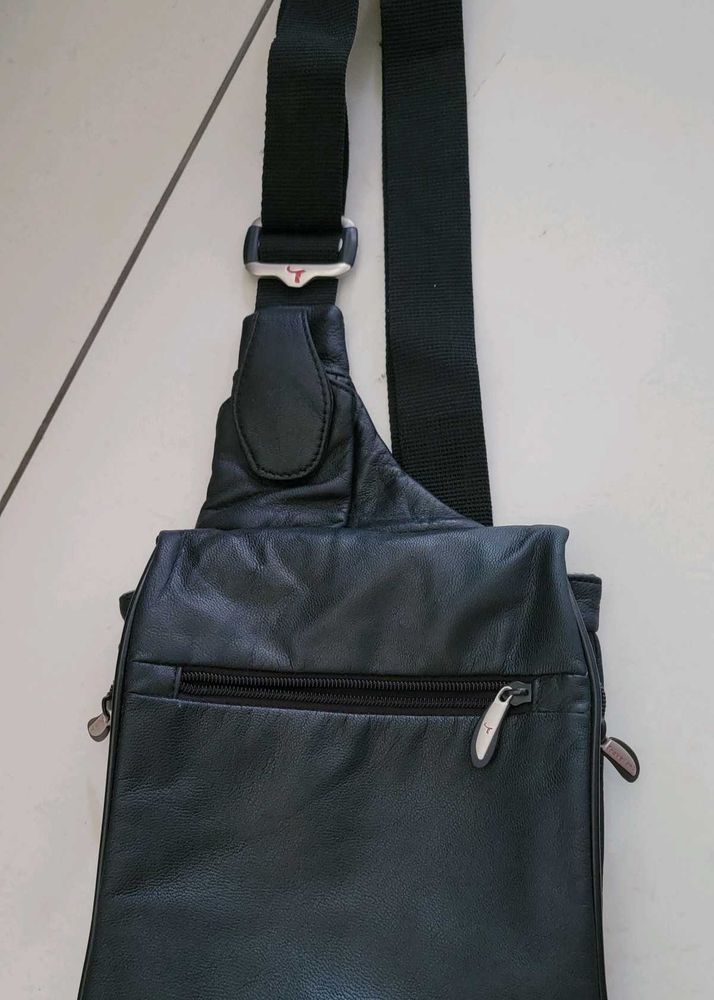 Pure Leather Cross Body Bag