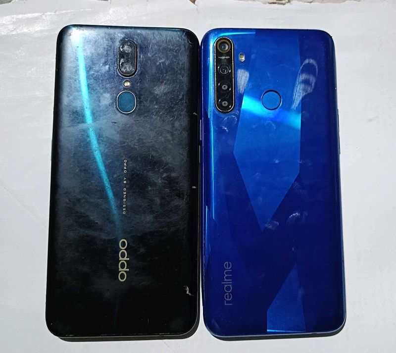 Realme 5s AND Oppo F11 Combo Mobile