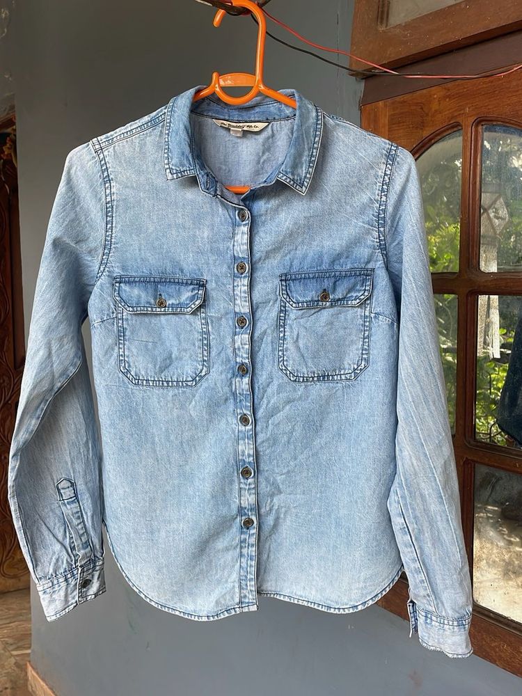 Women Roadster New Denim Shirt