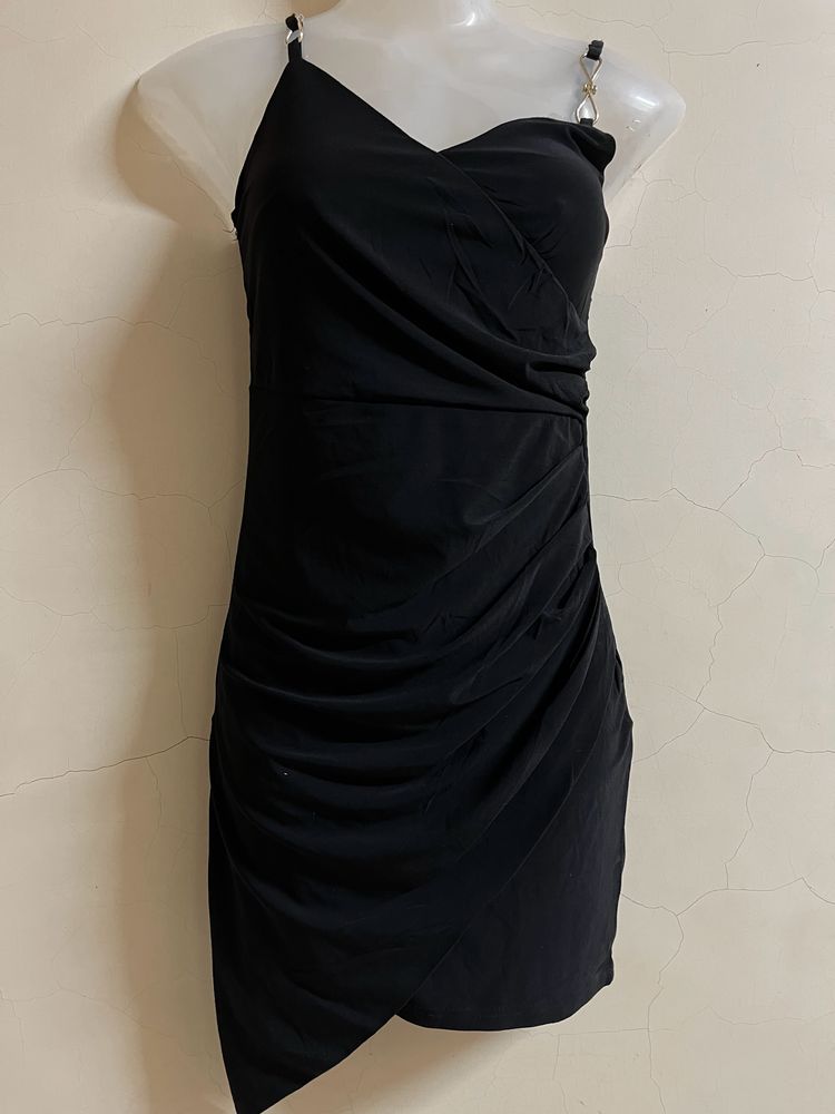 Black Designer Party Wear One Piece🖤