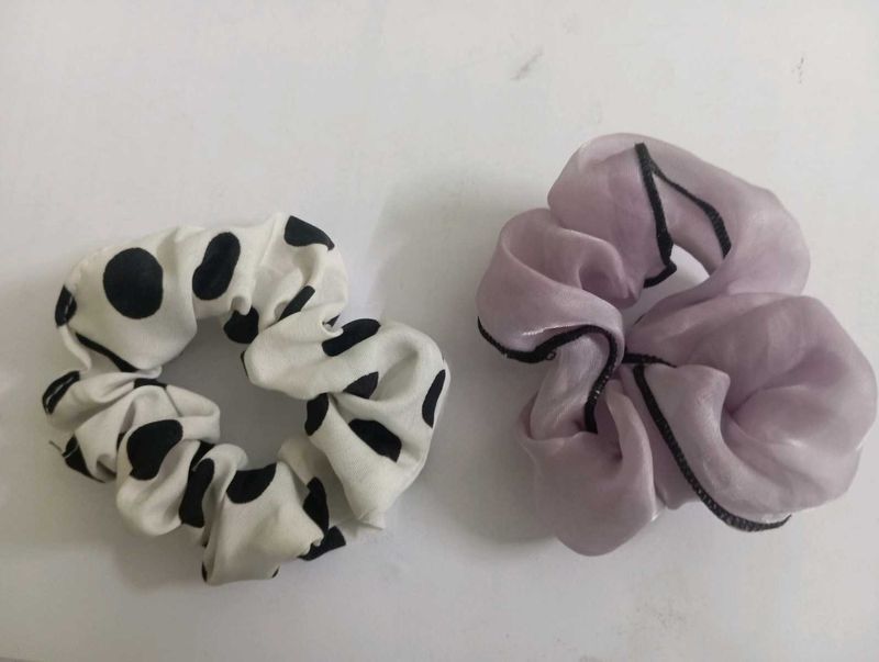 Hair Scrunchies - Set of 2
