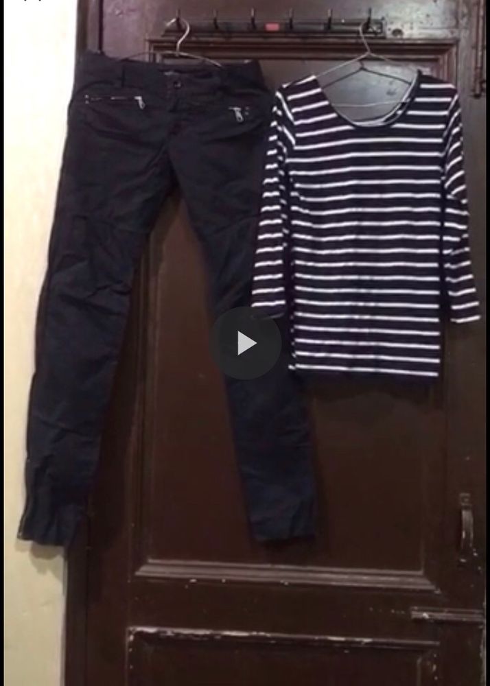 Cargo Pants And Top Coord Set