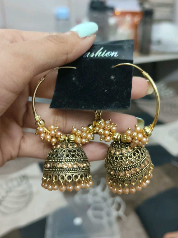 Golden Jhumka