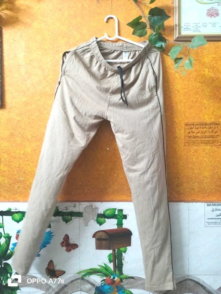 Casual Beige Pants